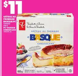 Provigo PC BASQUE CHEESECAKE, 600 G offer