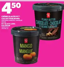 Provigo PC BLACK LABEL ICE CREAM, 500 ML offer