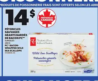 Provigo PC BACON- WRAPPED WILD SEA SCALLOPS, 260 G offer