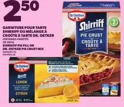 Provigo SHIRRIFF PIE FILL OR DR. OETKER PIE CRUST MIX, 28-260 G offer