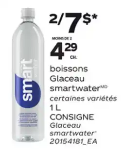 Provigo GLACEAU SMARTWATER , 1 L offer