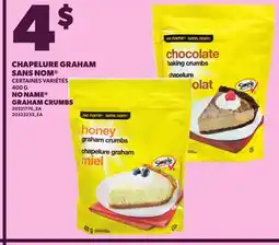 Provigo NO NAME GRAHAM CRUMBS, 400 G offer