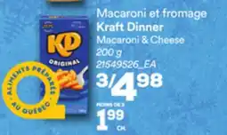 Provigo KRAFT DINNER MACARONI & CHEESE, 200 G offer