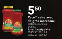 Provigo PACE CHUNKY SALSA, 642 mL offer