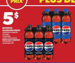 Provigo PEPSI SOFT DRINKS, 6X710ML offer
