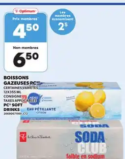 Provigo PC SOFT DRINKS, 12X355 ML offer