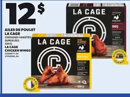Provigo LA CAGE CHICKEN WINGS, 550 G offer