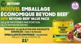 Provigo NEW BEYOND BEEF VALUE PACK, 18 g OF PROTEIN PER SERVING, 908 G (2 x 454 G) offer