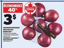 Provigo FARMER'S MARKET RED ONIONS, 3 LB offer
