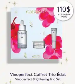 Jean Coutu CAUDALIE Vinoperfect Brightening Trio Set offer