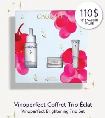 Jean Coutu CAUDALIE Vinoperfect Brightening Trio Set offer