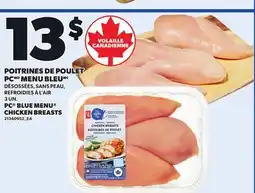 Provigo PC BLUE MENU CHICKEN BREASTS, 3 UN offer