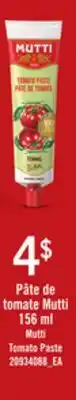 Provigo MUTTI TOMATO PASTE, 156 ML offer
