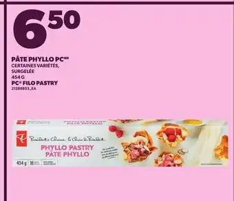 Provigo PC FILO PASTRY, 454 G offer