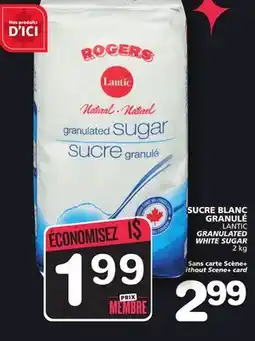 Marches Tradition LANTIC GRANULATED GRANULATED WHITE SUGAR offer