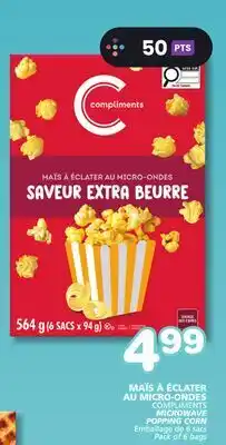 Marches Tradition COMPLIMENTS MICROWAVE POPPING CORN offer