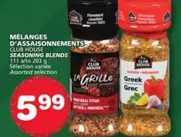 Marches Tradition CLUB HOUSE SEASONING BLENDS offer