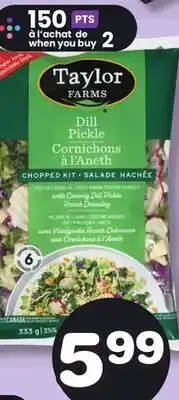 Marches Tradition TAYLOR FARMS CHOPPED SALAD KIT offer