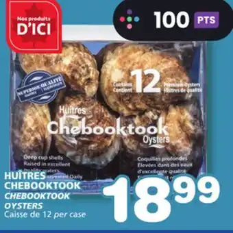 Marches Tradition CHEBOOKTOOK OYSTERS offer