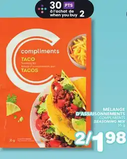 Marches Tradition COMPLIMENTS SEASONING MIX offer