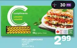 Marches Tradition COMPLIMENTS LASAGNE PASTA offer