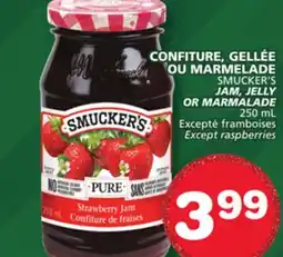 Marches Tradition SMUCKER'S JAM, JELLY OR MARMALADE offer