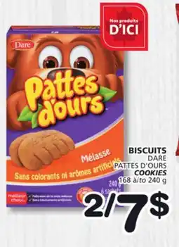 Marches Tradition DARE PATTES D'OURS COOKIES offer