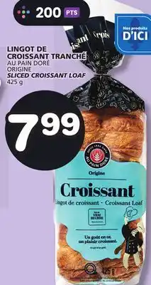 Marches Tradition AU PAIN DORÉ ORIGINE SLICED CROISSANT LOAF offer