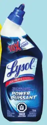 Giant Tiger Lysol toilet bowl cleaner offer