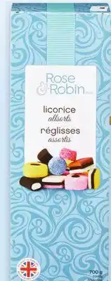 Uniprix ROSE ROBIN Réglisses assorties offer