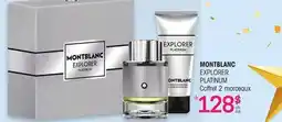 Uniprix MONTBLANC EXPLORER PLATINUM Coffret 2 morceaux offer
