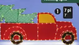 Canadian Tire For Living 7´ Wide LED 2D Christmas Truck offer
