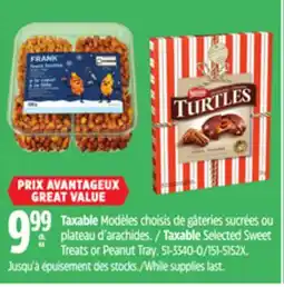 Canadian Tire Taxable Selected Sweet Treats or Peanut Tray offer