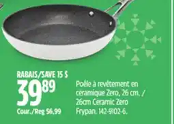 Canadian Tire THE ROCK 26cm Ceramic Zero Frypan offer