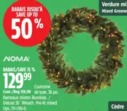 Canadian Tire Noma Deluxe 36˝ Wreath offer
