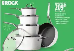 Canadian Tire THE ROCK 10-Pc Ceramic Zero Non-Stick Cookset offer