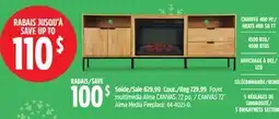 Canadian Tire CANVAS 72˝ Alma Media Fireplace offer