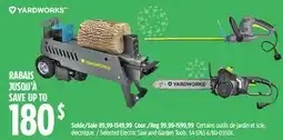 Canadian Tire Yardworks Selected Electric Saw and Garden Tools offer