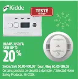 Canadian Tire Kidde Selected Home Safety Products offer