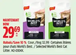 Canadian Tire Selected World's Best Cat Litter offer
