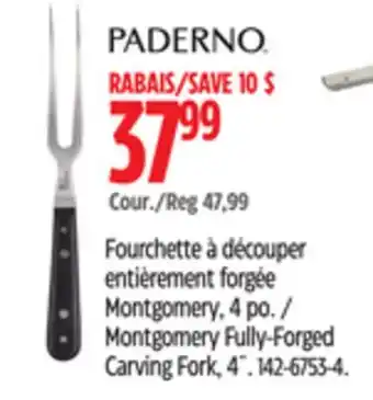 Canadian Tire Paderno Montgomery Fully-Forged Carving Fork, 4˝ offer