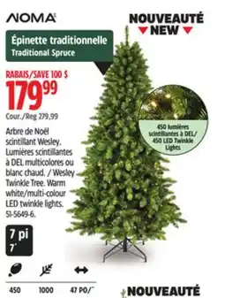 Canadian Tire Wesley Twinkle Tree. Warm white/multi-colour LED twinkle lights offer