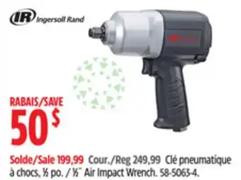 Canadian Tire Ingersoll Rand 1⁄2˝ Air Impact Wrench offer