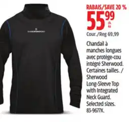 Canadian Tire Sherwood Long-Sleeve Top with Integrated Neck Guard offer