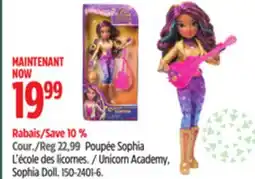 Canadian Tire Unicorn Academy, Sophia Doll offer