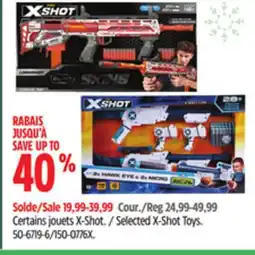 Canadian Tire ZURU Selected X-Shot Toys offer