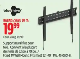 Canadian Tire Bluehive Fixed TV Wall Mount offer