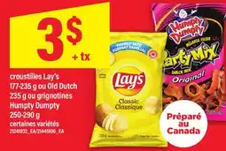 Maxi CROUSTILLES LAY'S 177-235 G OU OLD DUTCH 235 G OU GRIGNOTINES HUMPTY DUMPTY 250-290 G offer