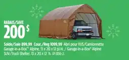 Canadian Tire ShelterLogic Garage-in-a-Box Alpine SUV/Truck Shelter, 13 x 20 x 12´ h offer
