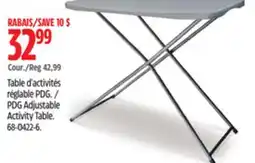 Canadian Tire PDG Adjustable Activity Table offer
